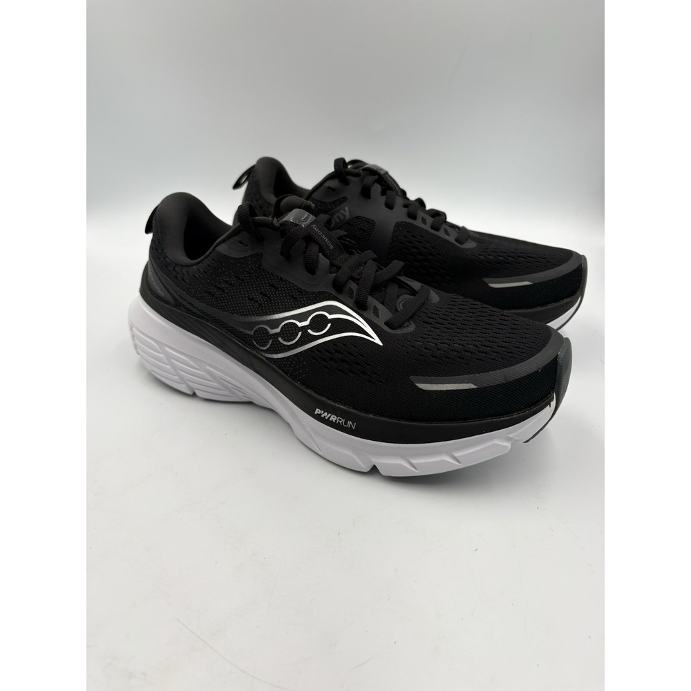 Saucony Guide 18 Womens Size 8 Black White Running Sneakers Athletic Shoes